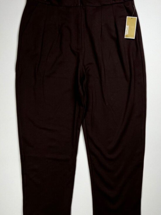 MICHAEL Michael Kors Pants - NEW! MICHAEL Michael Kors Women's L Chain-Detail Wide-Leg Pants NWT $110